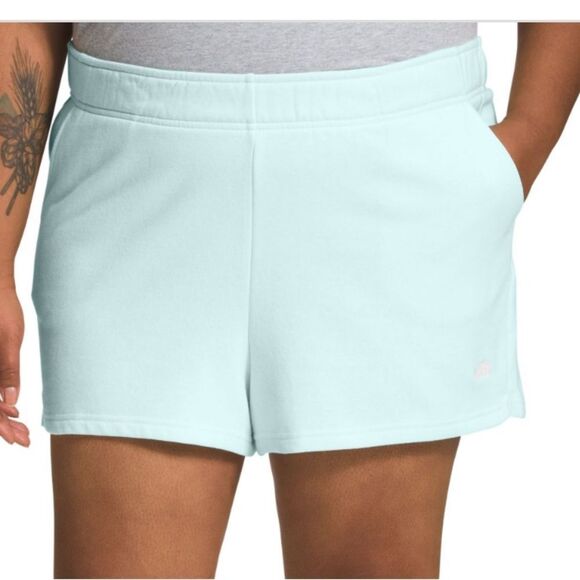 š TheāNorth Face Women's Half Dome Fleece Shorts, XXL, Skylight Blue - Picture 2 of 7